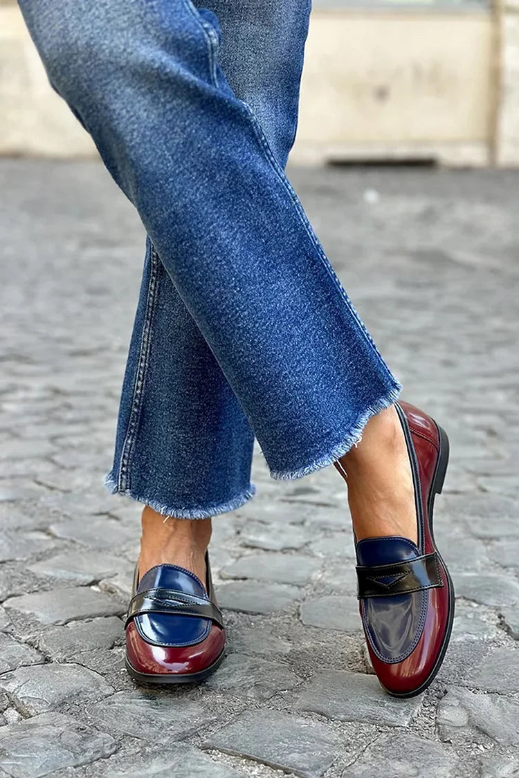 BELMONTE MILANO | POLISHED TRICOLOR LOAFER