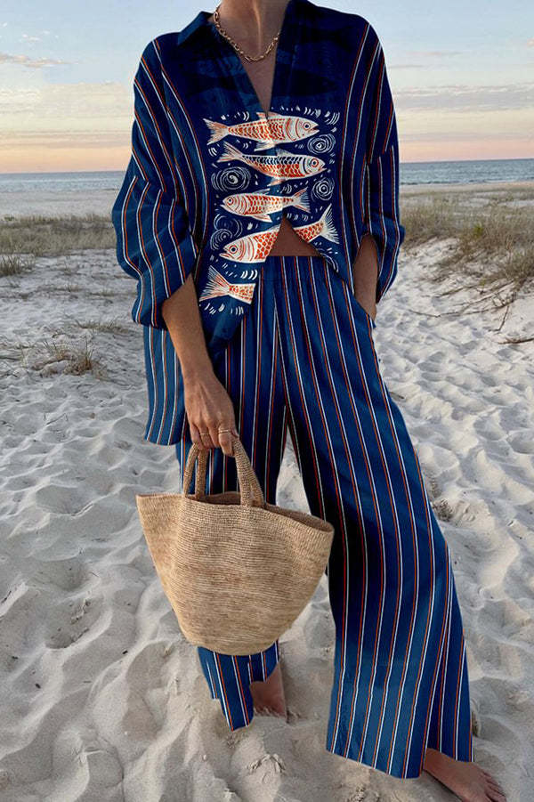 Noemi™ | Blue Koi Outfit