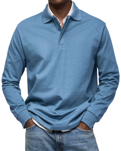 MARCONELLI | LUXURY LONG-SLEEVED POLO