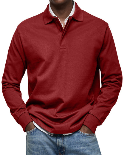 MARCONELLI | LUXURY LONG-SLEEVED POLO