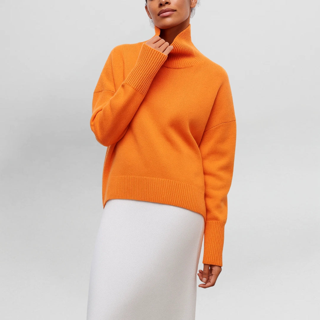 Stefanie™ | Knitted turtleneck sweater