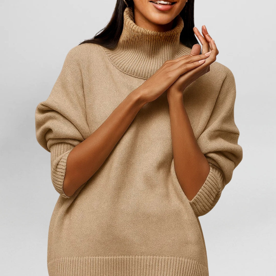 Stefanie™ | Knitted turtleneck sweater