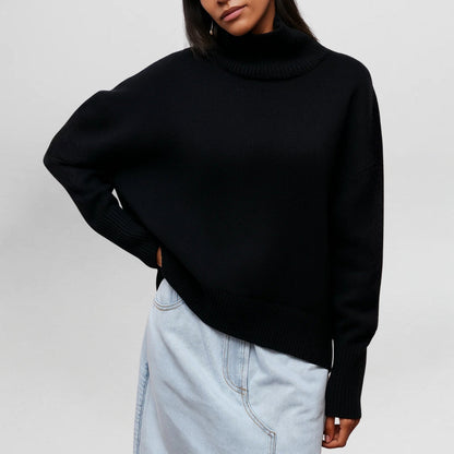 Stefanie™ | Knitted turtleneck sweater