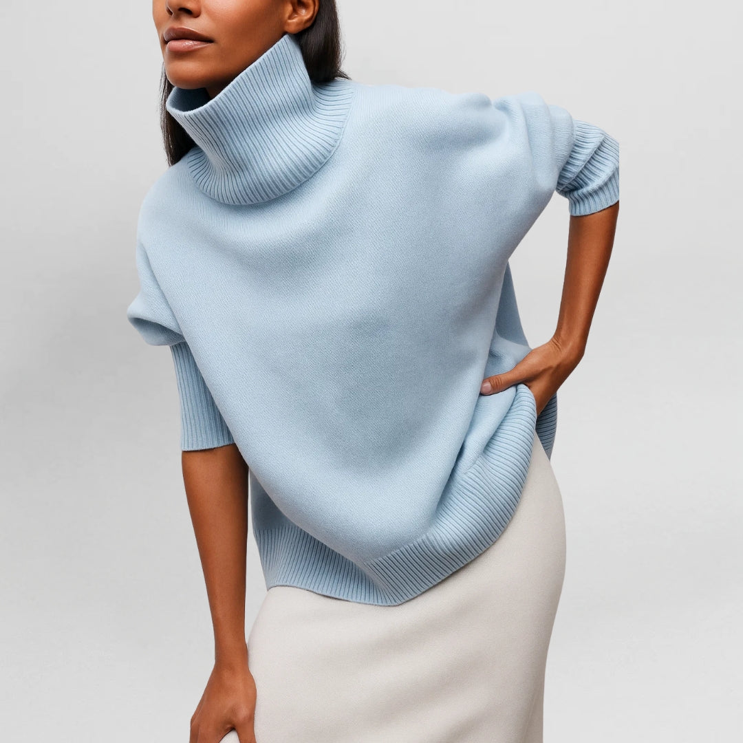 Stefanie™ | Knitted turtleneck sweater