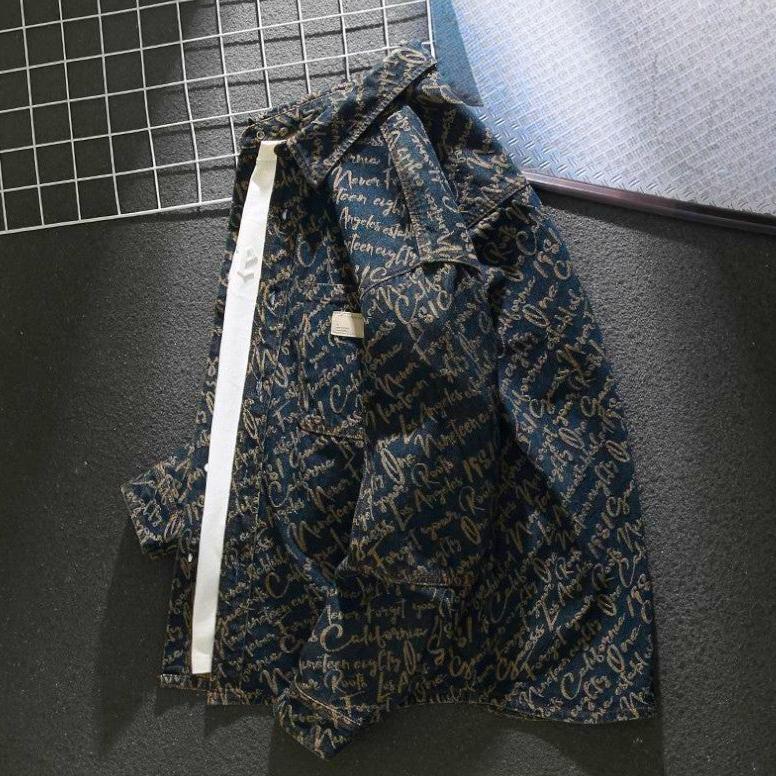 Hans™ Denim jacket with letters