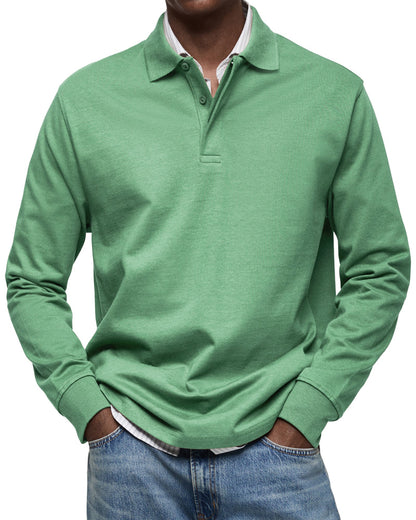 MARCONELLI | LUXURY LONG-SLEEVED POLO