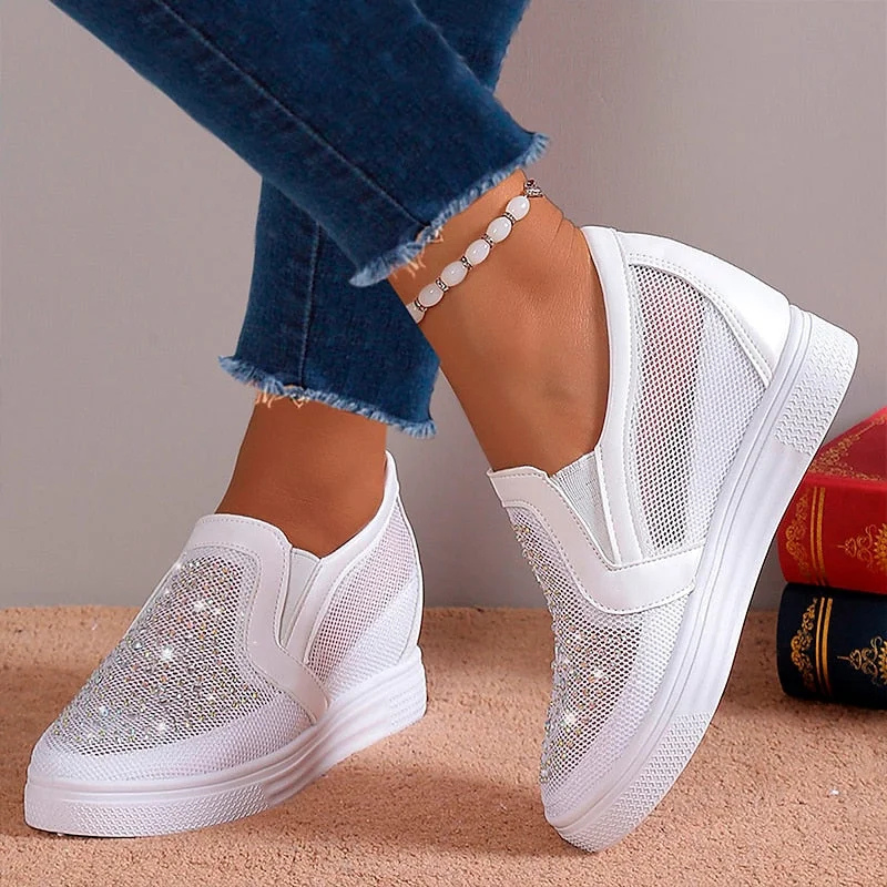 Nadja™ | Fashionable Crystal Sneakers for Women