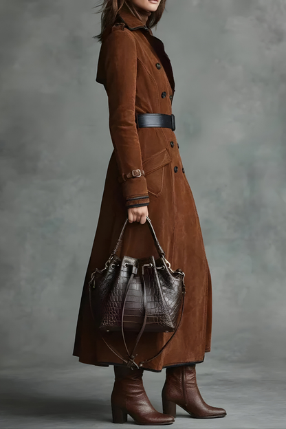 Mara™ | Stylish Fitted Long Coat