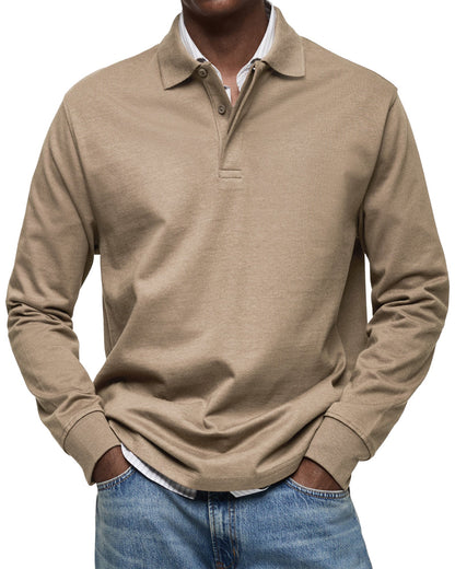 MARCONELLI | LUXURY LONG-SLEEVED POLO