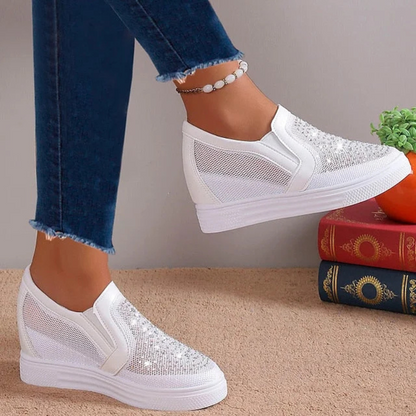 Nadja™ | Fashionable Crystal Sneakers for Women
