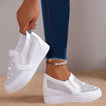 Nadja™ | Fashionable Crystal Sneakers for Women
