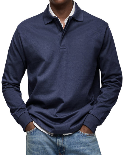 MARCONELLI | LUXURY LONG-SLEEVED POLO