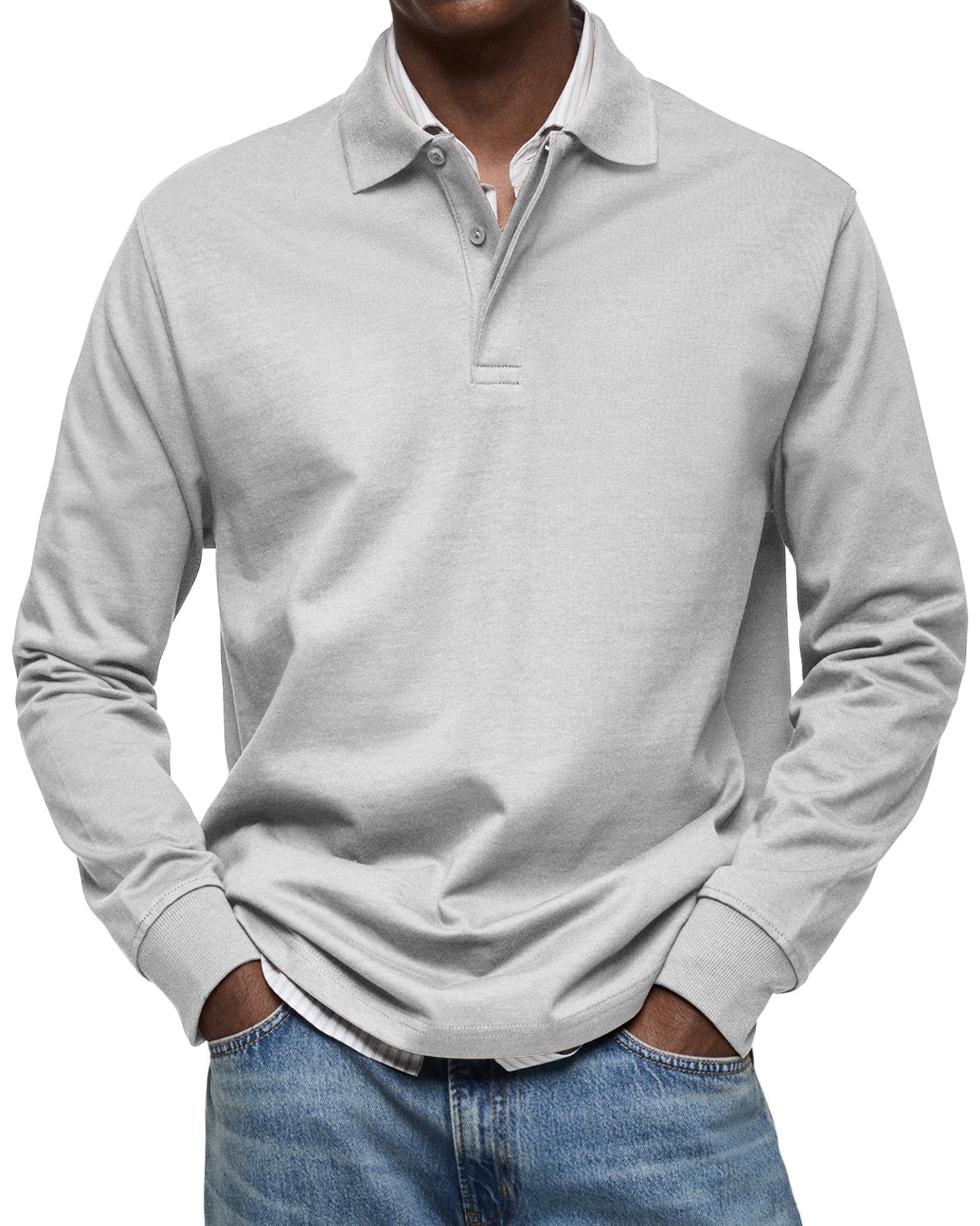 MARCONELLI | LUXURY LONG-SLEEVED POLO