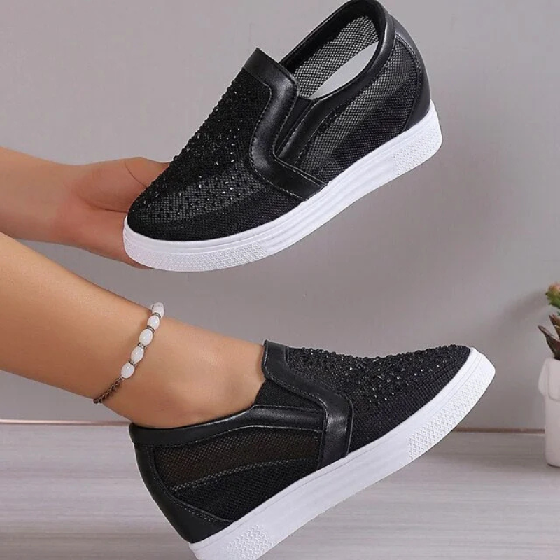 Nadja™ | Fashionable Crystal Sneakers for Women