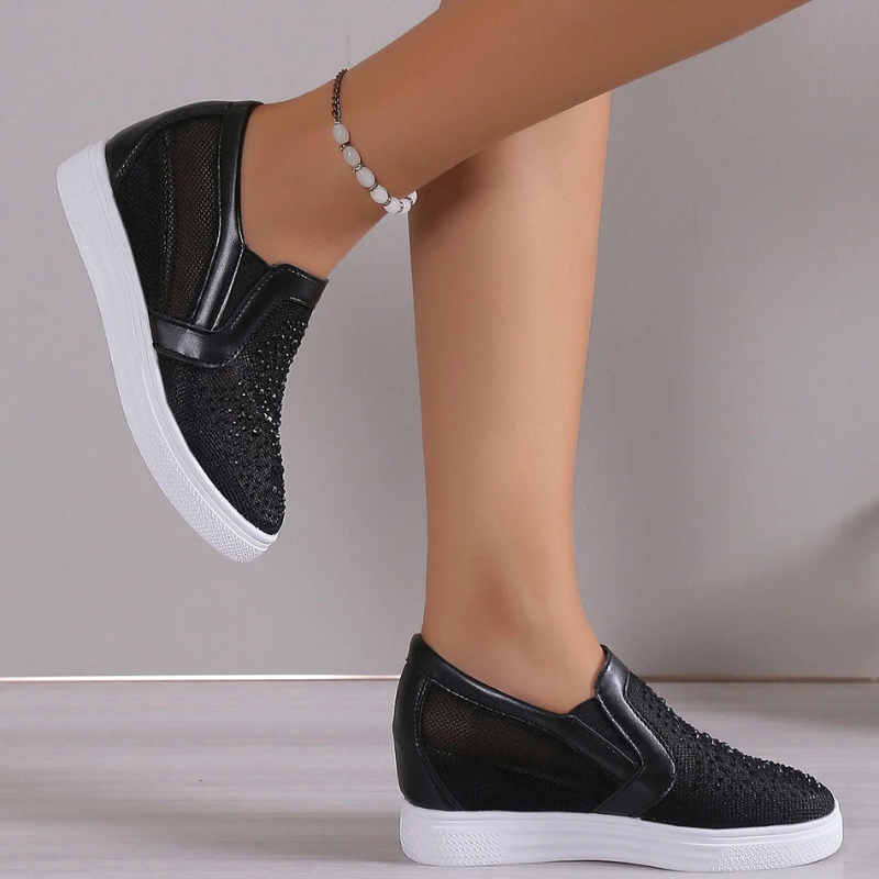 Nadja™ | Fashionable Crystal Sneakers for Women
