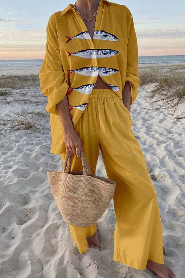 Nina™ | Yellow Sardines Outfit
