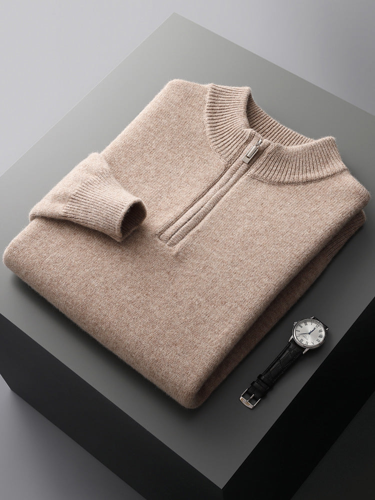 Michael™ Cashmere Half-Zip Sweater