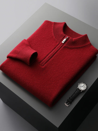 Michael™ Cashmere Half-Zip Sweater