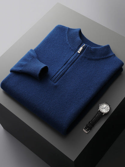Michael™ Cashmere Half-Zip Sweater