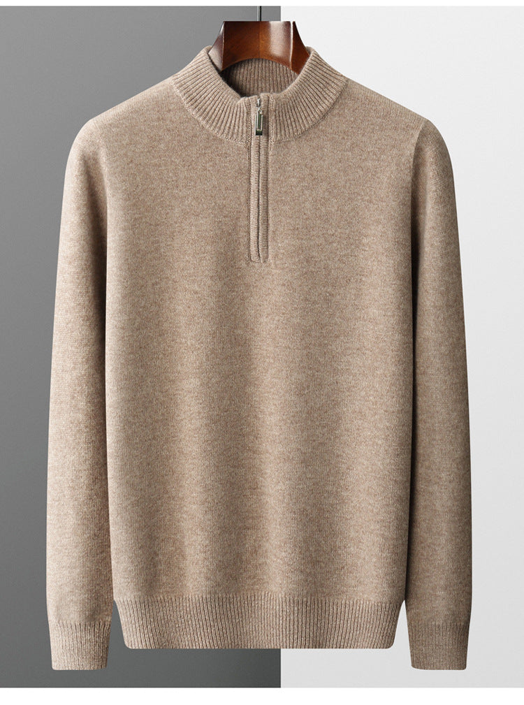 Michael™ Cashmere Half-Zip Sweater
