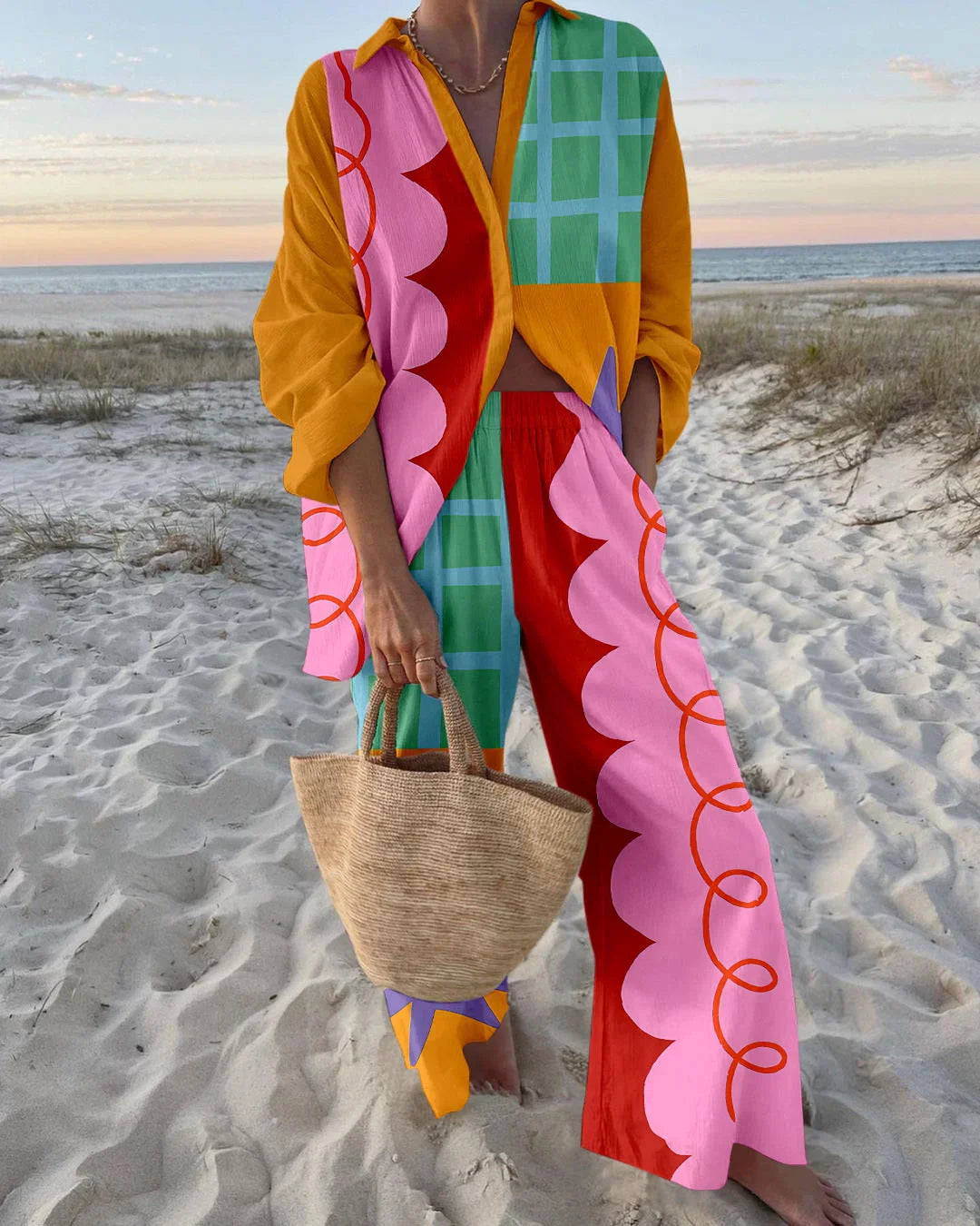 Arianna™ | Multicolor Printed Set