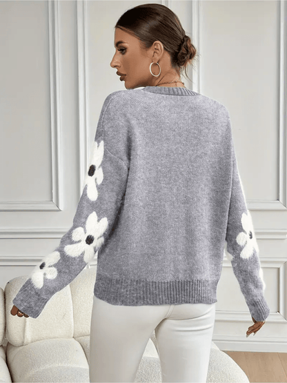 Flora | Elegant and Comfortable Sweater with Floral Print