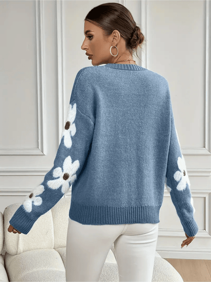 Flora | Elegant and Comfortable Sweater with Floral Print