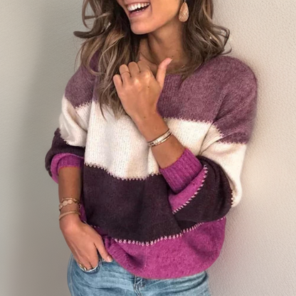 Lianni | Cozy, luxurious striped sweater