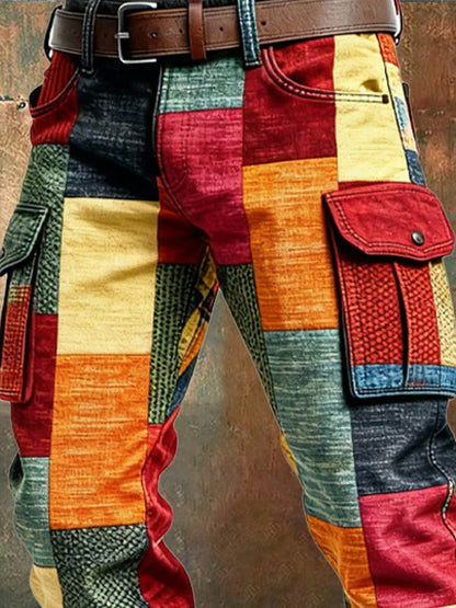 NOA™ | Cargo Pants Men's Patchwork