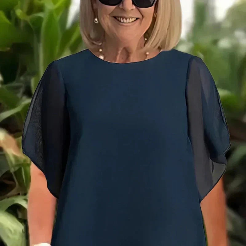 Herlene™ | Chic Asymmetric Top & Pants Set