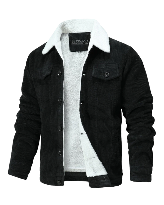 Casual fleece lined jacket